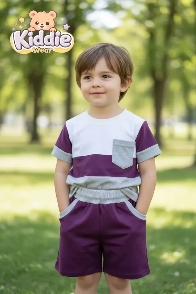 طقم 2 قطعه بولو نصف كم