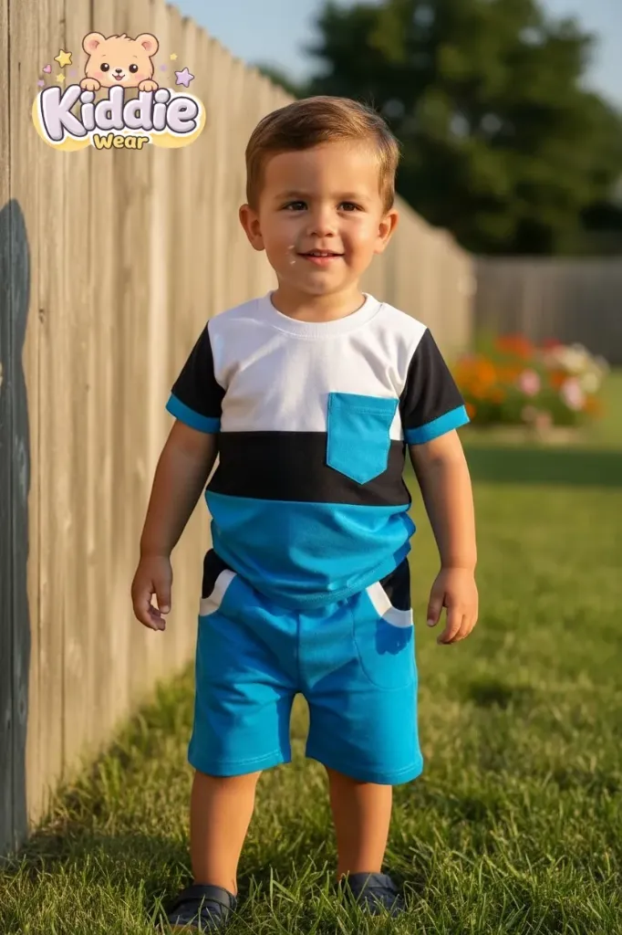 طقم 2 قطعه بولو نصف كم