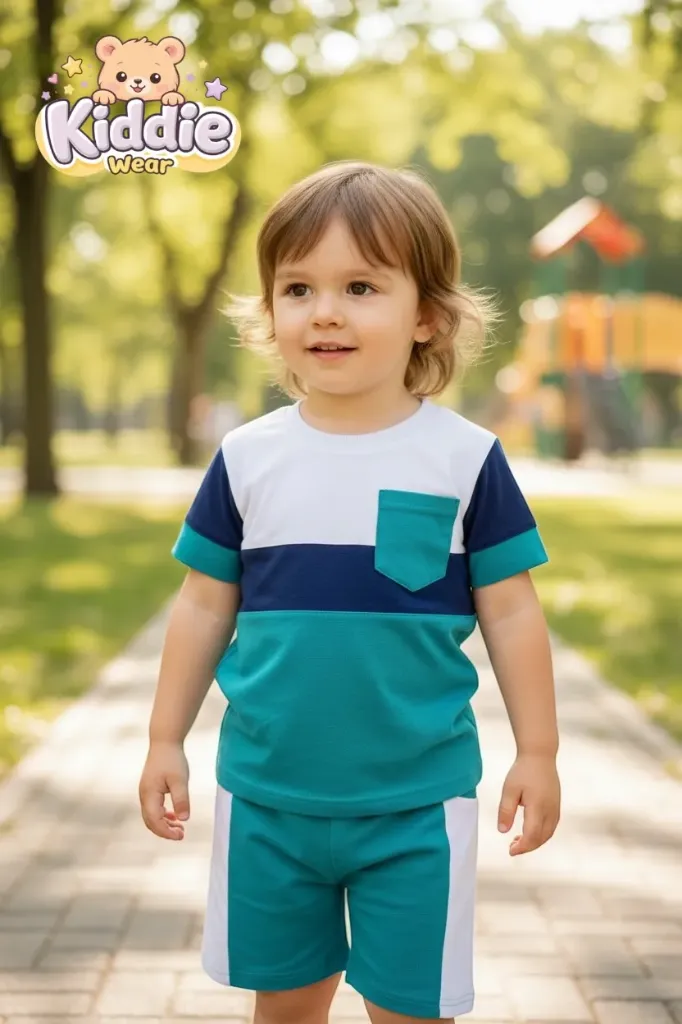 طقم 2 قطعه بولو نصف كم